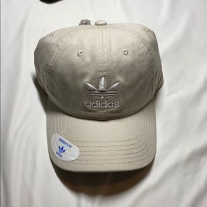 Khaki/White Adidas Strapback